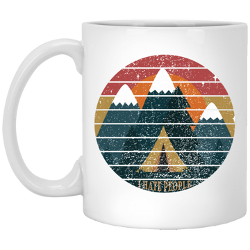 Retro I Hate People, I Love Camping , Camping Lover Gift