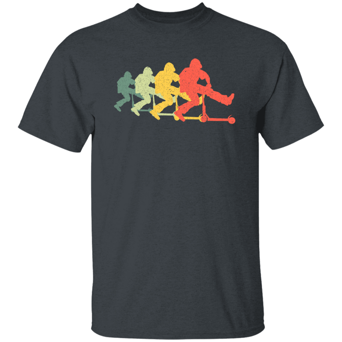 Retro Scooter Stunt, Vintage Scooter Gift Idea