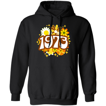 Birthday Gift 1973 Flower Lover Groovy Gift Colorful