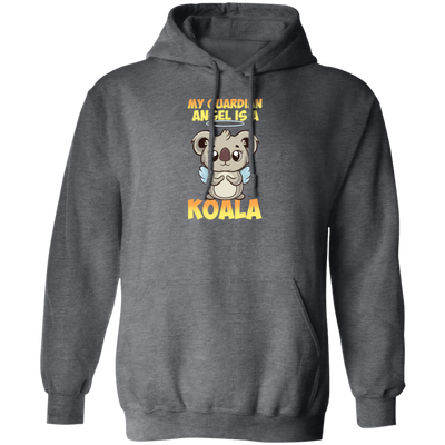 My Guardian Angel Is A Koala Angel Koalas With Cute Wings Retro Pullover Hoodie