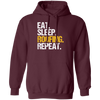 Eat Sleep Roofing Repeat, Roofer Gift, Roof Love Gift, Contractor Gift, Roof Tiler Pullover Hoodie