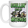 Funny Halloween, Chillin With My Witches Halloween Funny White Mug