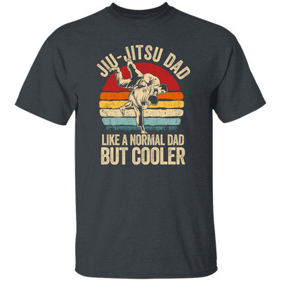 Jiu-Jitsu Dad Like A Normal Dad But Cooler Men Father Vintage Fighter Unisex T-Shirt