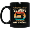 Love Sewing Retro Sewing Lover Only Care About Sewing And 3 People