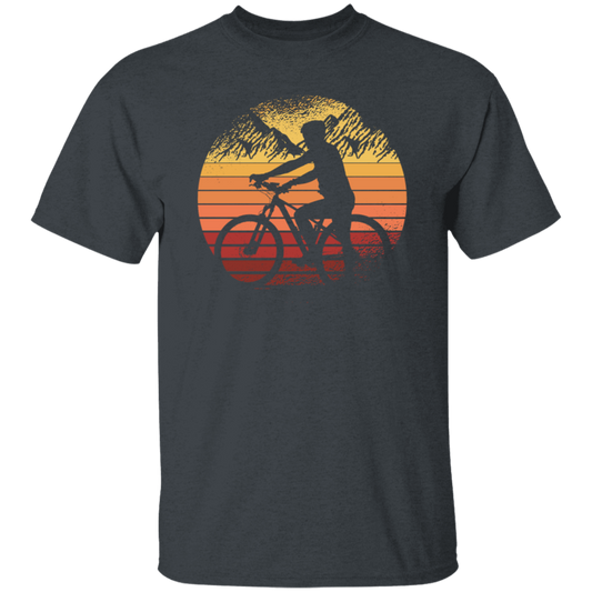 Silhouette Cycling Bike, Mountain Bike, Biker