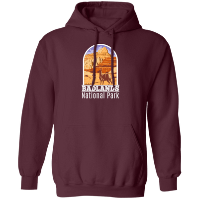 National Park Gift, Badlands Park Gift, Retro Badlands, Love National Parks Pullover Hoodie