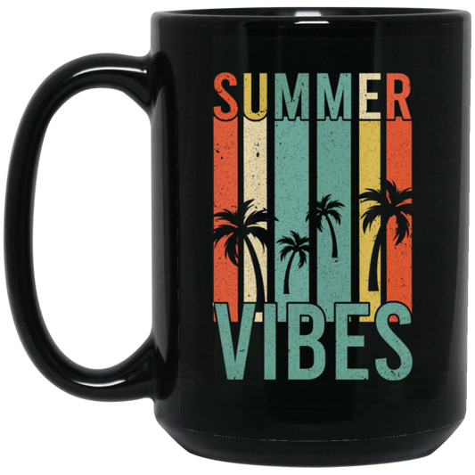 Summer Vibes Palm Trees Retro Great Vibes Summer