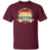 Retro 1982 Birthday Gift, Awesome Since 1982 Unisex T-Shirt