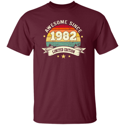 Retro 1982 Birthday Gift, Awesome Since 1982 Unisex T-Shirt