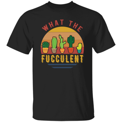 Retro What The Fucculent Succulents Cactus Plants