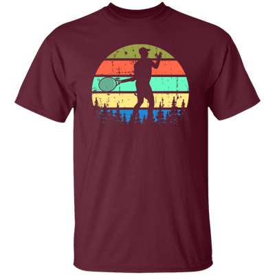 Retro Tennis, Tennis Coach Gift Unisex T-Shirt