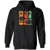 Retro Guitar Pick, Guitarist Gift, Dad Gift Pullover Hoodie