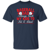 My Baseball Gift, Baseball Dad, I Always Teach My Kids To Hit And Steat, Love Baseball Unisex T-Shirt