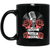 Sing Your Song, Roses Design, Love Rose Love Sing, Best Song Best Life Black Mug