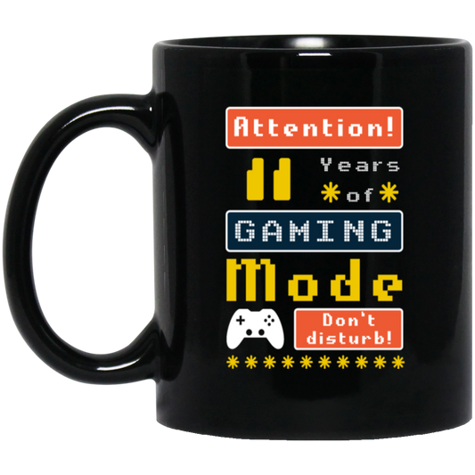 Gaming Mode Don't Disturb Gift Idea, Gamer Lover Gift Black Mug