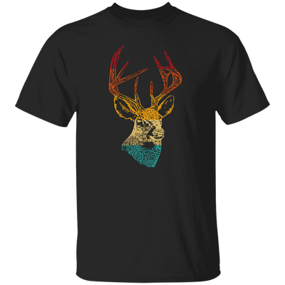 Head Deer Vinatge Head Deer Design For Animal Lover Unisex T-Shirt