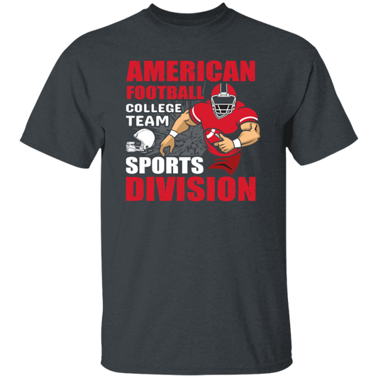 Love Rugby, American Football Gift, American Sport, College Team, Sports Division Unisex T-Shirt