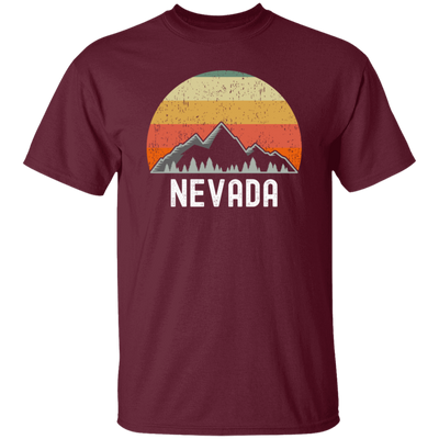 Retro Nevada Sunset Retro Vintage Nature Mountain Hiking