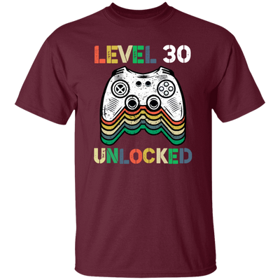 Level 30 Unlocked Retro, 30th birthday gift, half a century