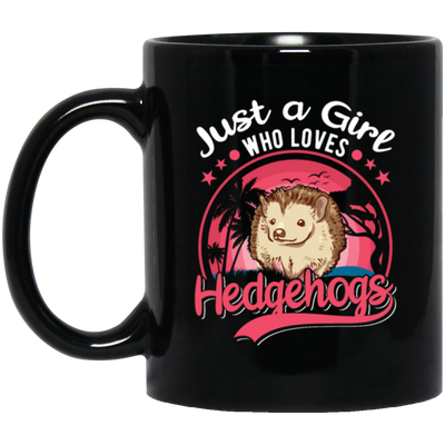 Just A Girl Who Love Hedgehog Pink Hedgehog Lover