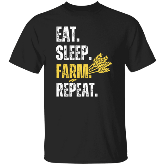 Eat Sleep Farm Repeat, Love Farm, Best Farming Lover, Farmer Gift, Rice Lover Unisex T-Shirt