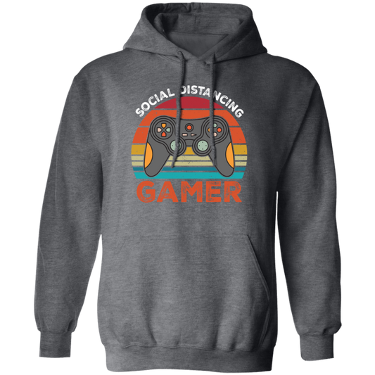 Retro Social Distancing Gamer - Funny Gamers Fun Gift