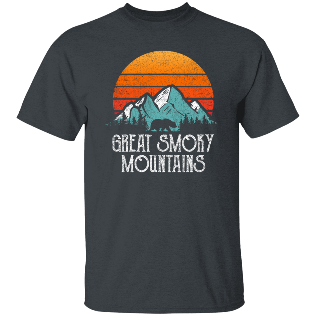 Retro Great Smoky Mountains National Park Bear