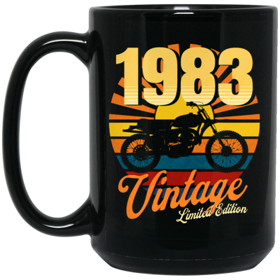 Vintage 1983 Gift, Motorbike Lover, Born In 1983, Limited Edition