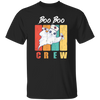 Retro Cute Boo, Boo Boo Crew Nurse Ghost Kawaii Halloween Costume Unisex T-Shirt