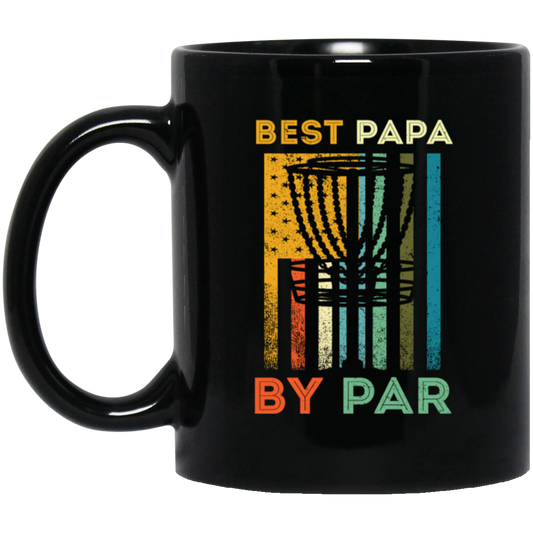 Best Papa By Par, Disc Golf Dad Retro