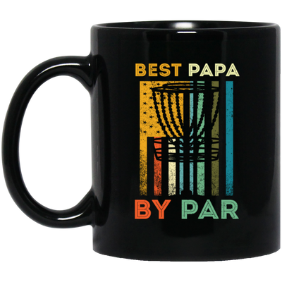 Best Papa By Par, Disc Golf Dad Retro