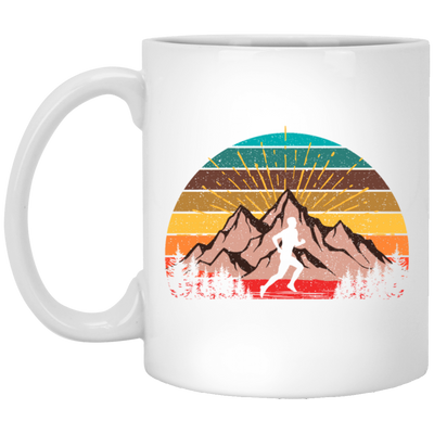 Retro Ultra Runner Classic Vintage Ultra Marathon White Mug