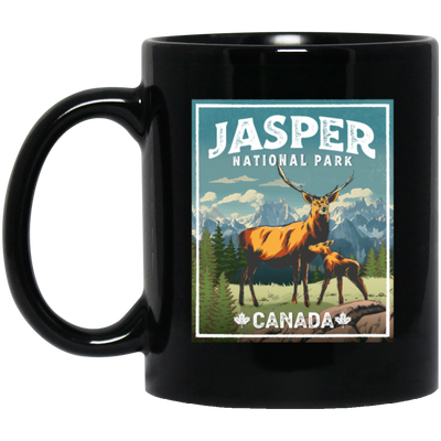 Love Jasper National Park Canada Lover Deer Vintage Look