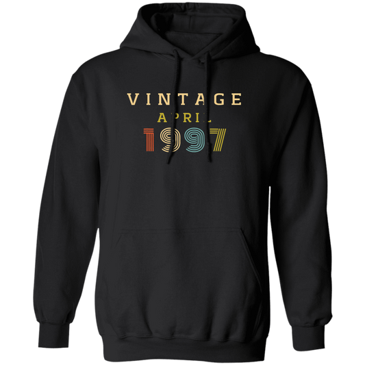 Birthday Gift Vintage 1997 April Pullover Hoodie