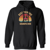 Retro Best Frenchie Grandpa Ever, Bulldog Lover Pullover Hoodie