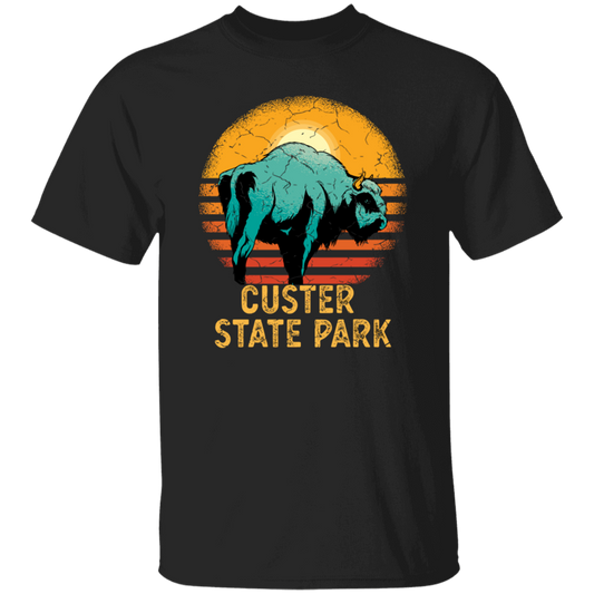 Custer Park Lover, State Park Gift, Retro Park Gift, Cow Lover Gift, Custer Gift Love Unisex T-Shirt