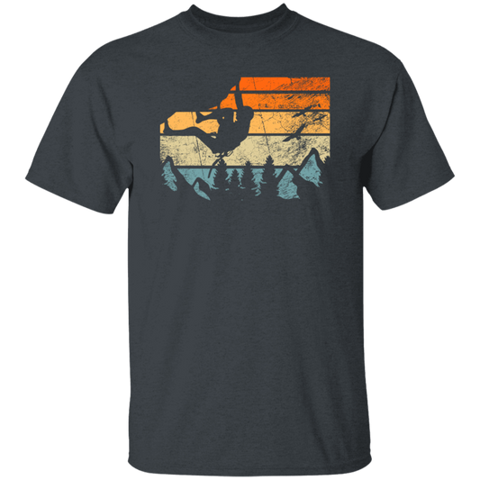 Retro Boulderer, Bouldering Lover, Vintage Mountain Unisex T-Shirt