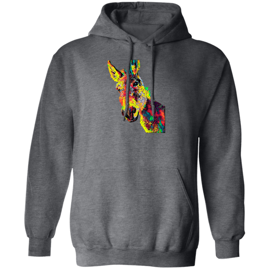 Donkey Colored Design Jackass Mule For Animal Lovers Owners True Friend Colorful Pullover Hoodie