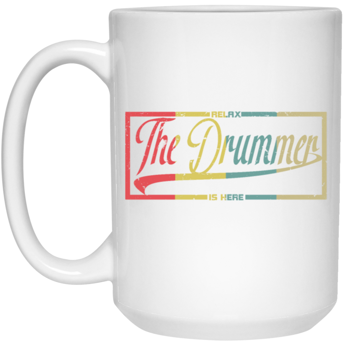 Retro Relax The Drummer Is Here Drummer, Vintage Drummers Birthday Gift