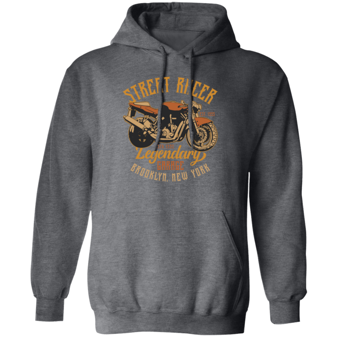 Saying Legendary Garage Brooklyn New York, Retro Street Bike Gift