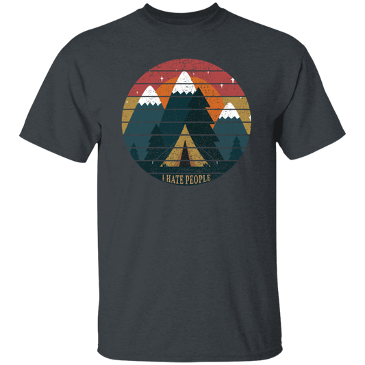 Retro I Hate People, I Love Camping , Camping Lover Gift