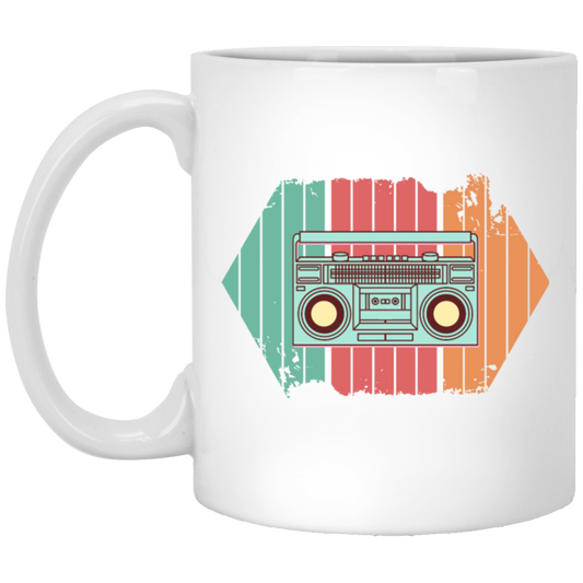 Retro Radio, Radio Vintage Style, Colorful Music Radio