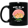 Cute Vegan Cat, Wake Me Up When You_re Vegan, Go Vegan, Cat Lover Gift