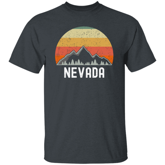 Retro Nevada Sunset Retro Vintage Nature Mountain Hiking