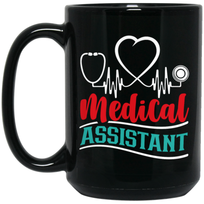 My Nurse Gift, Medical Assistant, Retro Sty Gift For Nurse, Medical Lover Gift Black Mug