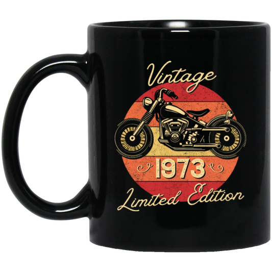 1973 Birthday Gift, Vintage Style, Motorbike Lover, Limited Edition