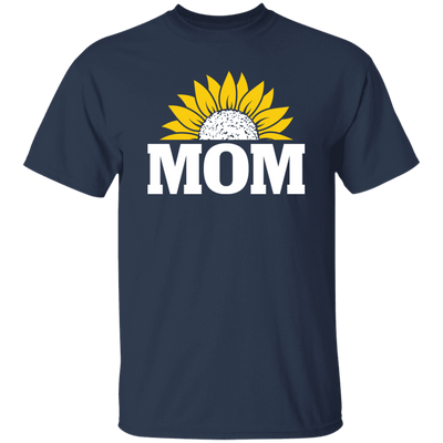 Mom Present, Sunflower Mom, Best Mother Ever, Half Sunflower, Sunflower Lover Unisex T-Shirt