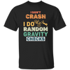 Retro Gravity Checks Cycopath Funny Cycling Pun Vintage