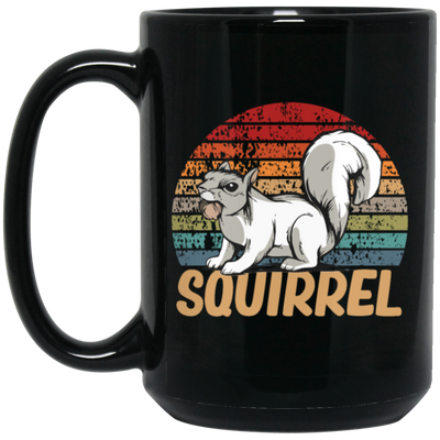 Vintage Squirrel Gift, Retro Squirrel, Best Of Squirrel Retro Style Black Mug