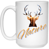 Nature Deer Head Outdoor Forest Sunset Deer White Mug